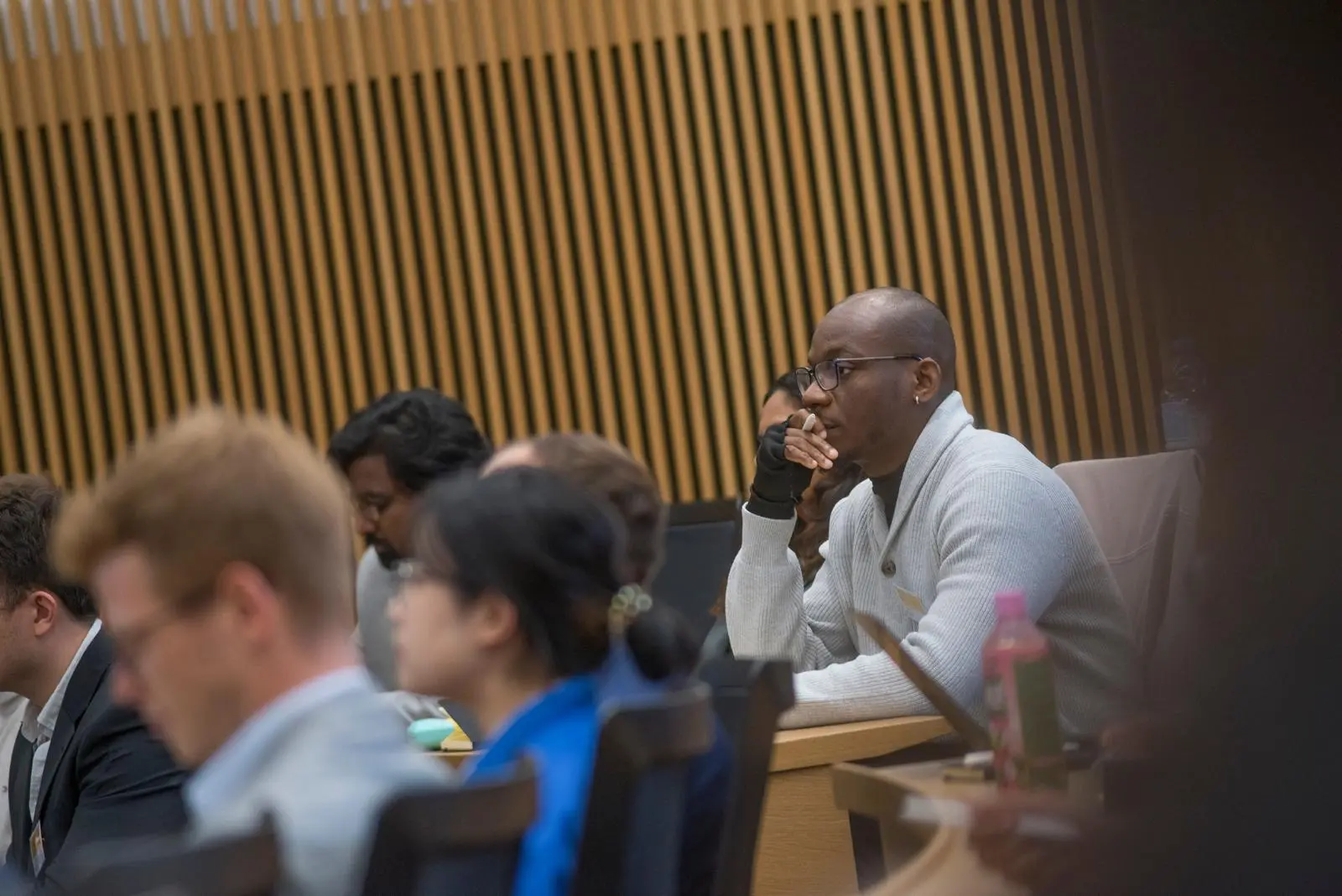 Olanrewaju Sa’id participating in an institutional learning and innovation session